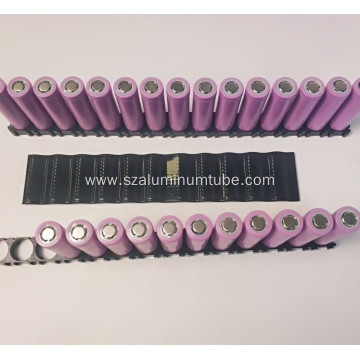 Aluminum serpentine cooling channel pipe for battery